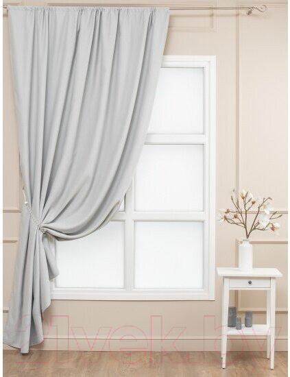 Изображение товара Штора Amore Mio Блэкаут однотонный Milan-20 200x2.7 / 85172 (серый)
