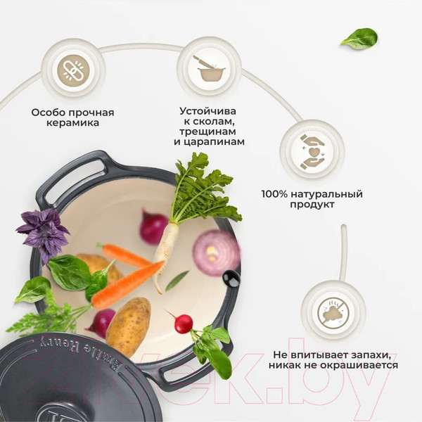 Изображение товара Кастрюля Emile Henry Sublime 774740 (графит)