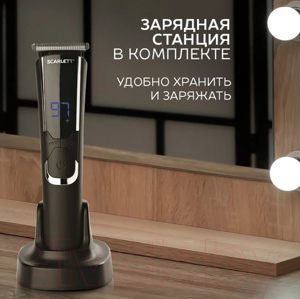 Изображение товара Машинка для стрижки волос Scarlett SC-HC63C73 (черный)