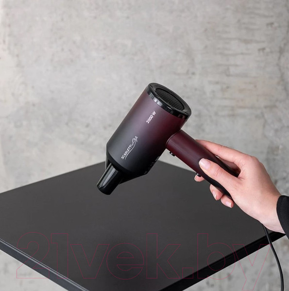 Изображение товара Фен Scarlett SC-HD70I38 (черный/красный)