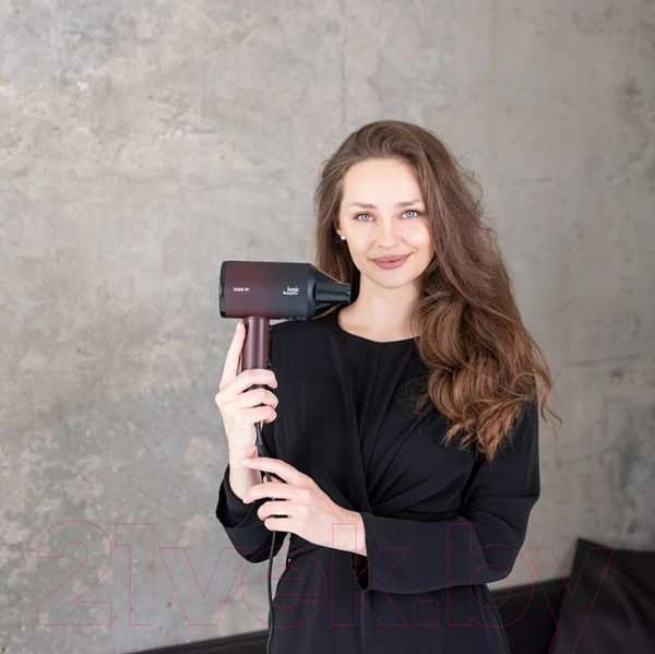 Изображение товара Фен Scarlett SC-HD70I38 (черный/красный)