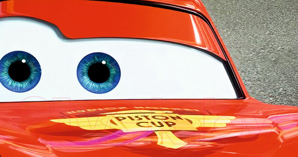 Изображение товара Фотообои листовые ФабрикаФресок Тачки мультфильм из стены / 902270 (200x270)