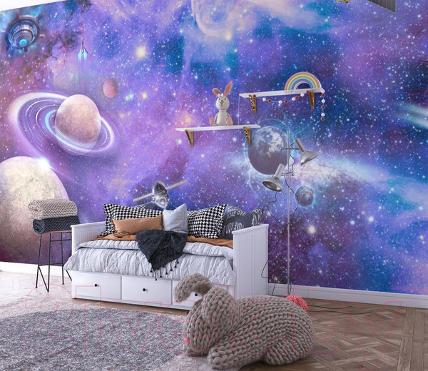 Изображение товара Фотообои листовые ФабрикаФресок Космос и космические обьекты / 915270 (500x270)