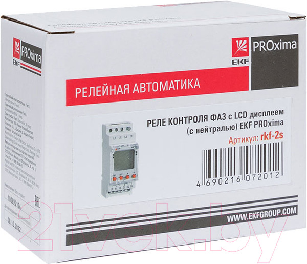 Изображение товара Реле контроля фаз EKF Rkf-2s