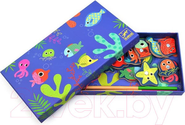 Изображение товара Развивающий игровой набор Djeco Рыбалка Цвета / 01653