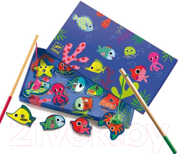 Изображение товара Развивающий игровой набор Djeco Рыбалка Цвета / 01653