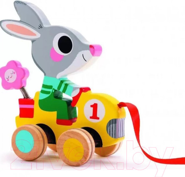 Изображение товара Игрушка-каталка Djeco Заяц / 06225