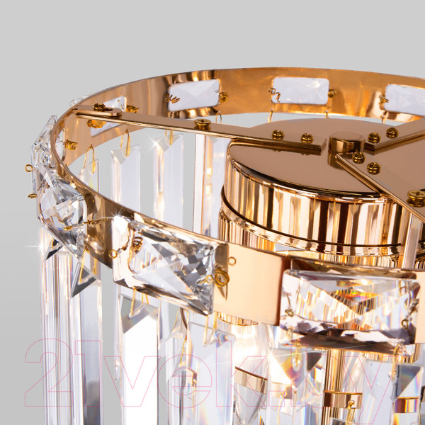 Изображение товара Торшер Евросвет 01137/3 (золото/прозрачный хрусталь Strotskis)