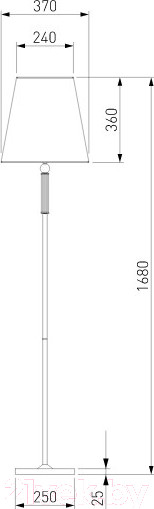 Изображение товара Торшер Евросвет 01146/1 (хром)