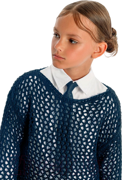 Изображение товара Джемпер детский Amarobaby Knit Trend / AB-OD21-KNITT2602/20-152 (синий, р.152)