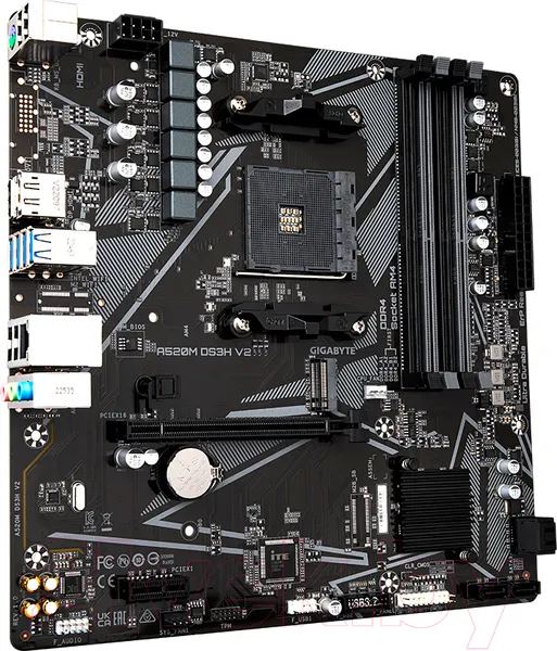 Изображение товара Материнская плата Gigabyte A520M DS3H V2