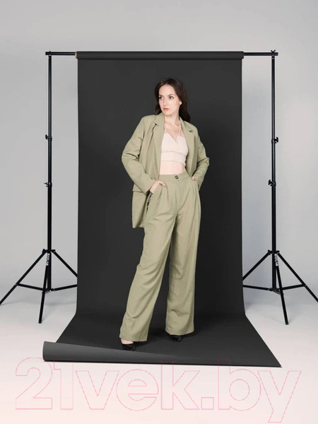 Изображение товара Фон бумажный RayLab 009 (1.35x6м, черный)