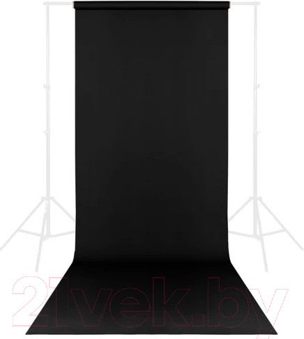 Изображение товара Фон бумажный RayLab 009 (1.35x6м, черный)