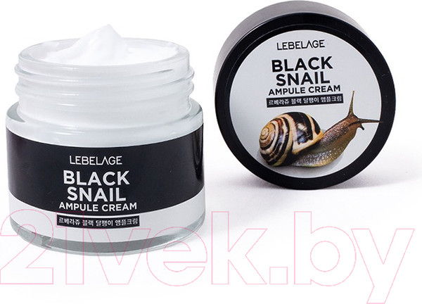 Изображение товара Крем для лица Lebelage Ampule Cream Black Snail (70мл)