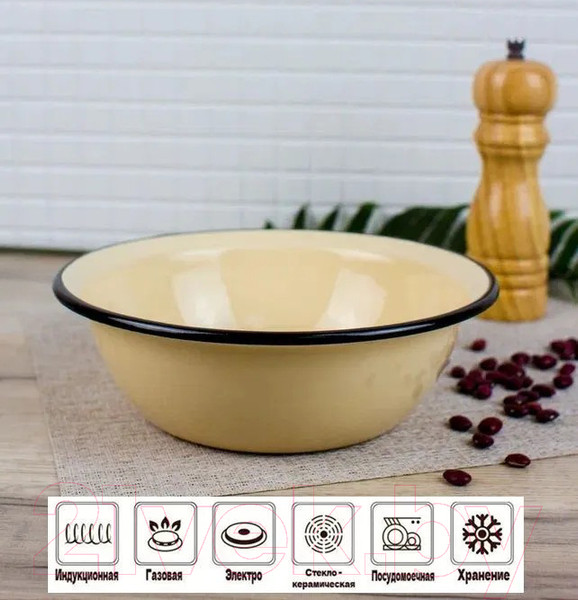 Изображение товара Миска КМЗ 40304-072/5 (слоновая кость)