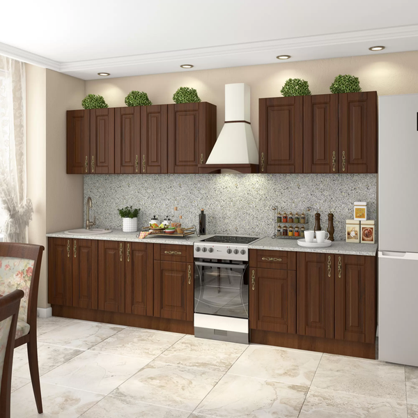 Изображение товара Шкаф навесной для кухни Stolline Ш60 / СТЛ.375.04 (орех)