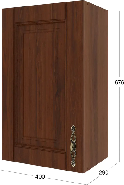 Изображение товара Шкаф навесной для кухни Stolline Ш40 / СТЛ.375.01 (орех)