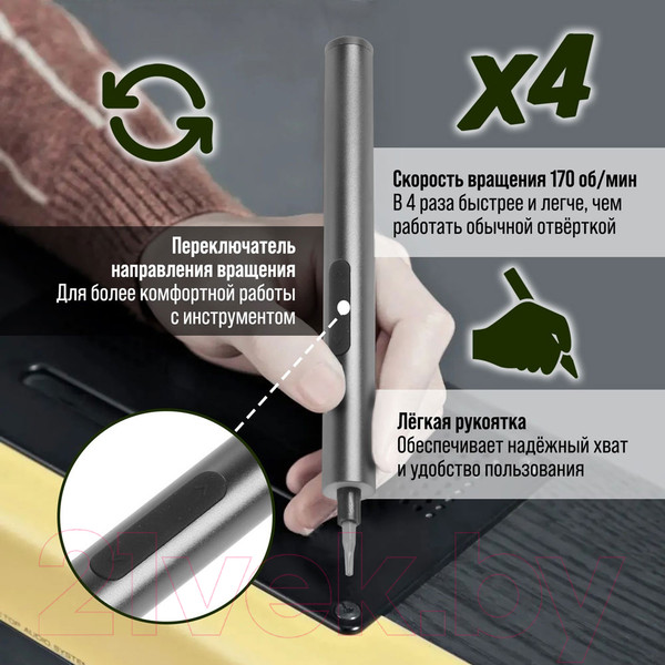 Изображение товара Электроотвертка Tundra Профи / 9703761