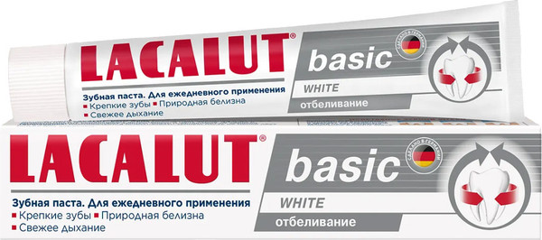 Изображение товара Зубная паста Lacalut Basic White (75мл)