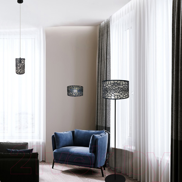 Изображение товара Бра Элетех Гео 250x140 НББ 06-40 М42 / 1005405268 (черный муар)