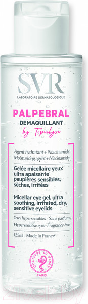 Изображение товара Мицеллярный гель SVR Topialyse Palpebral Make-Up Remover Желе (125мл)