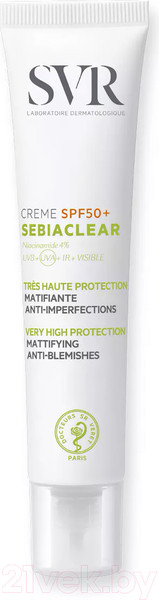 Изображение товара Крем для лица SVR Sebiaclear SPF50+ (40мл)