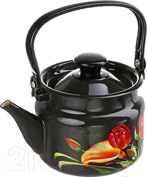 Изображение товара Чайник КМЗ Грациозный 42704-102/6-У4 (коричневый)