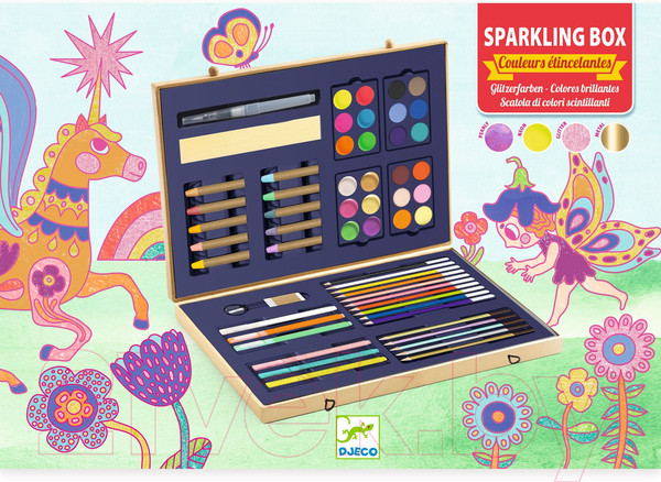 Изображение товара Набор для рисования Djeco Сияющий / DJ09797