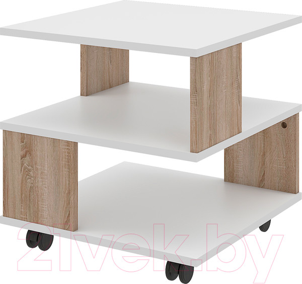 Изображение товара Журнальный столик Stolline Алекс / 513.13 (дуб сонома/белый)