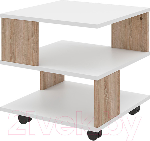 Изображение товара Журнальный столик Stolline Алекс / 513.13 (дуб сонома/белый)