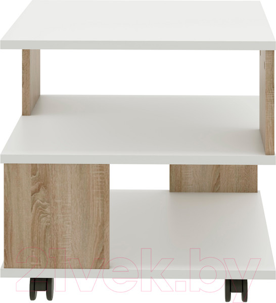 Изображение товара Журнальный столик Stolline Алекс / 513.13 (дуб сонома/белый)
