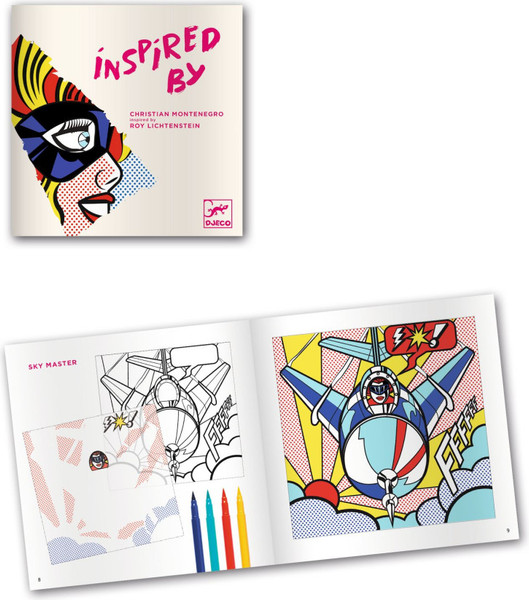 Изображение товара Раскраска Djeco Супергерои / DJ09376