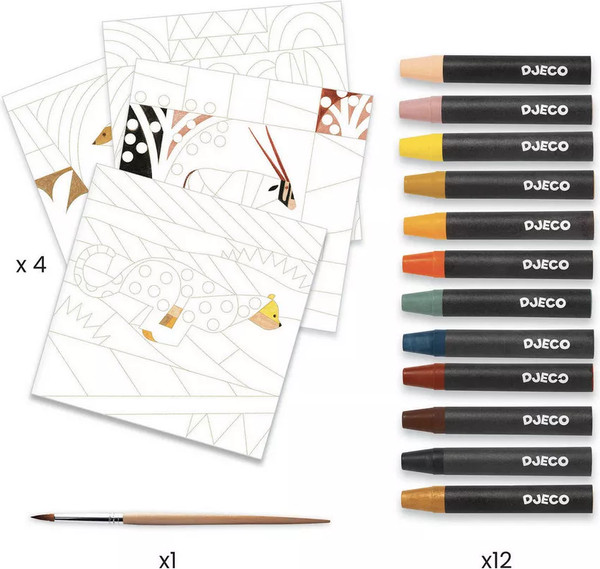 Изображение товара Раскраска Djeco Пустыня / DJ09373