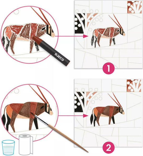 Изображение товара Раскраска Djeco Пустыня / DJ09373