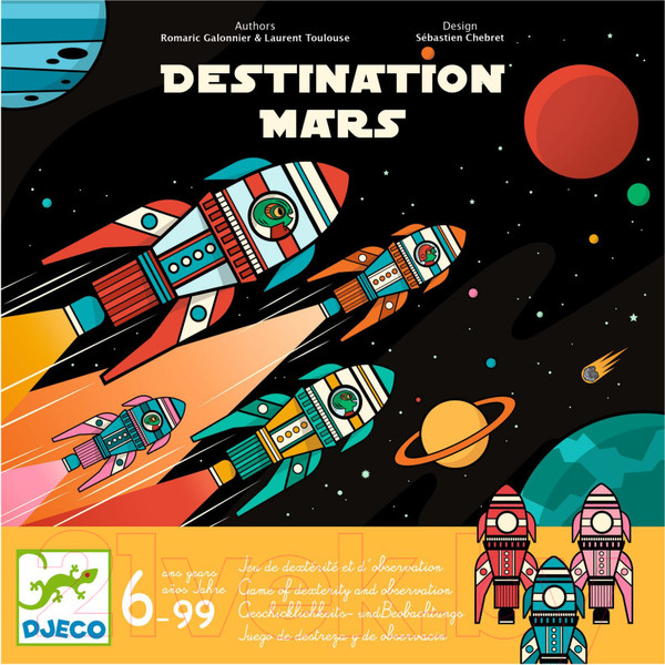 Изображение товара Настольная игра Djeco Вперед к Марсу! / DJ08582