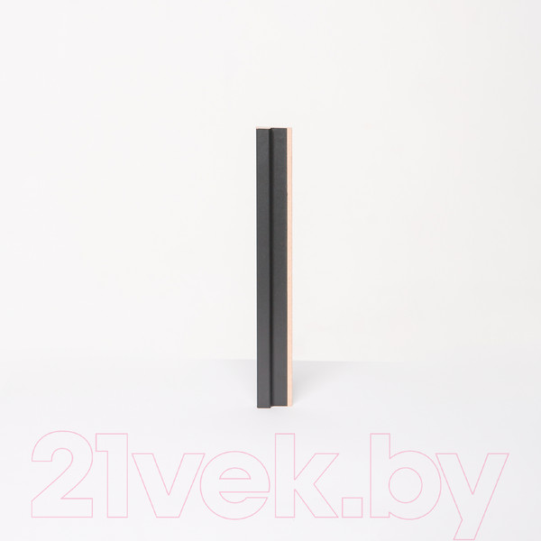 Изображение товара Финишная рейка для реечной панели Andlen Decor ПНл-38 Графит (2800x25x12мм, левая)