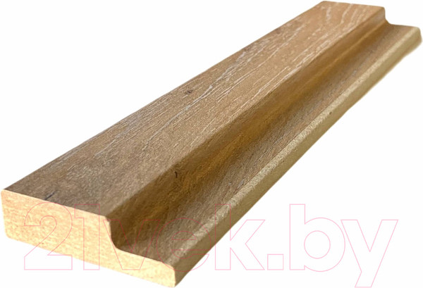 Изображение товара Финишная рейка для реечной панели Andlen Decor ПНл-43 Артисан  (2800x44x12мм, левая)