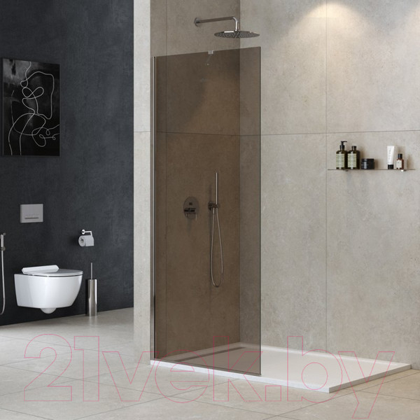 Изображение товара Душевая стенка Cezares LIBERTA-L-1-TB-110-BR-Cr