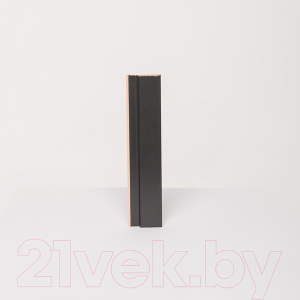 Изображение товара Финишная рейка для реечной панели Andlen Decor ПНл-43 Графит (2800x44x12мм, левая)