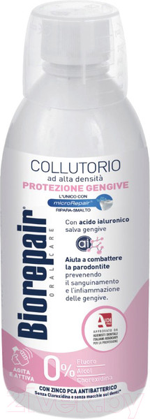 Ополаскиватель для полости рта Biorepair Уход за деснами (500мл)