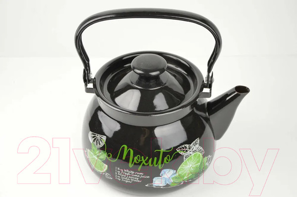 Изображение товара Чайник КМЗ Мохито 42115-123/6-У4 (черный)