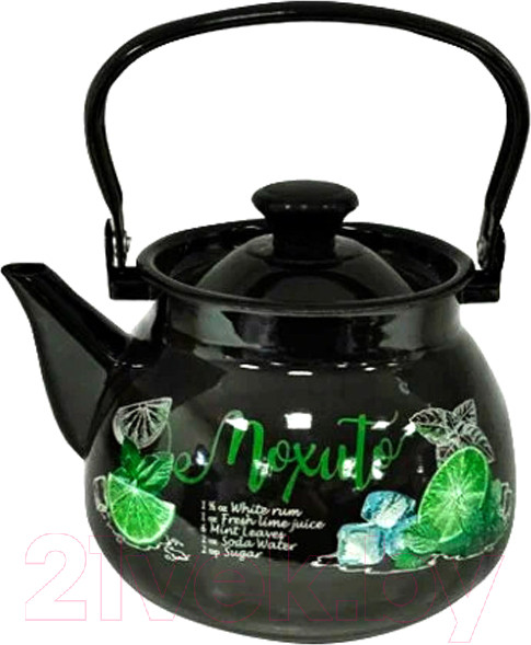 Изображение товара Чайник КМЗ Мохито 42115-123/6-У4 (черный)
