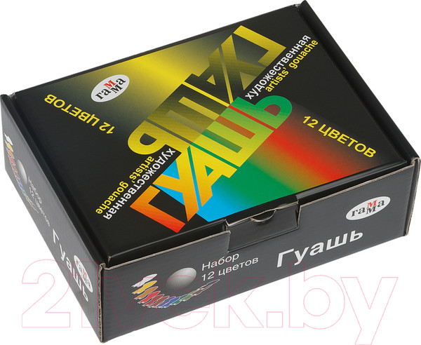Изображение товара Гуашь ГАММА Модерн / 221004 (12цв)