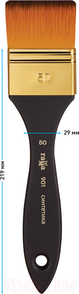 Изображение товара Кисть для рисования ГАММА Синтетика №50 / 901050