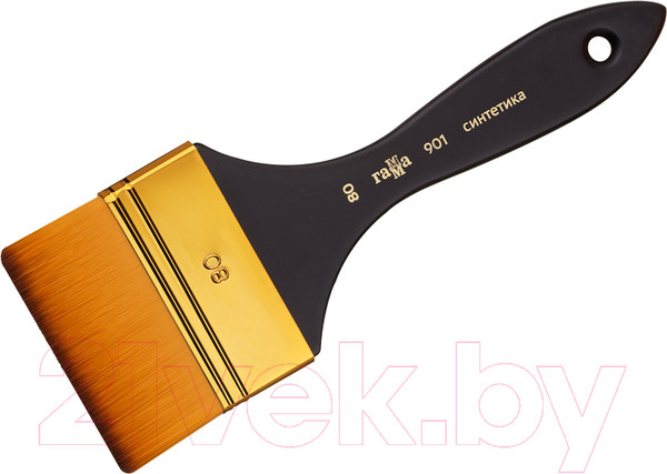 Изображение товара Кисть для рисования ГАММА Синтетика №80 / 901080