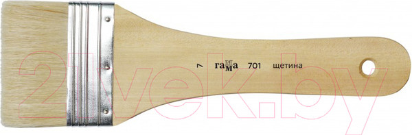 Изображение товара Кисть для рисования ГАММА Щетина №7 / 701007