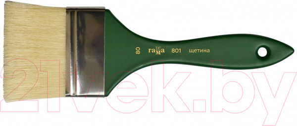 Изображение товара Кисть для рисования ГАММА Щетина №80 / 801080