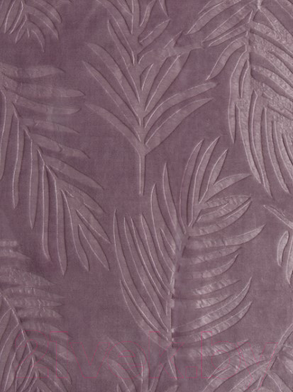 Изображение товара Плед TexRepublic Elite Листья Фланель Евро / 93381 (сиреневый)