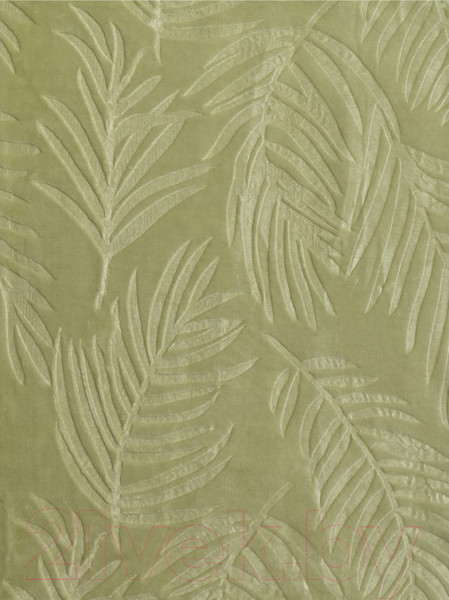 Изображение товара Плед TexRepublic Elite Листья Фланель Евро / 93384 (зеленый)