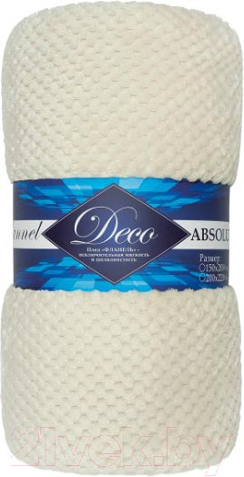 Изображение товара Плед TexRepublic Deco Ромбики Фланель 200x220 / 93410 (шампань)